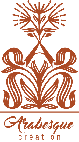 Logo Arabesque Création - orange